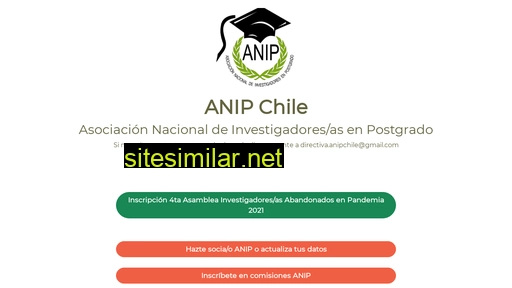 anip.cl alternative sites