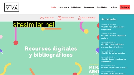 bibliotecaviva.cl alternative sites