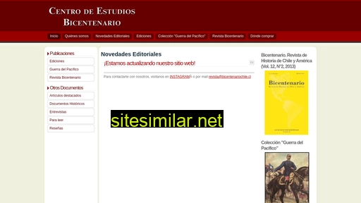 bicentenariochile.cl alternative sites
