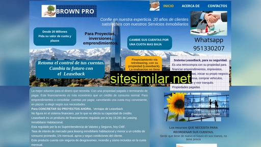 brownpro.cl alternative sites