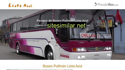 buseslistaazul.cl alternative sites