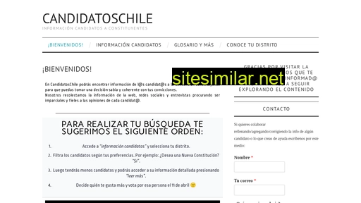 candidatoschile.cl alternative sites