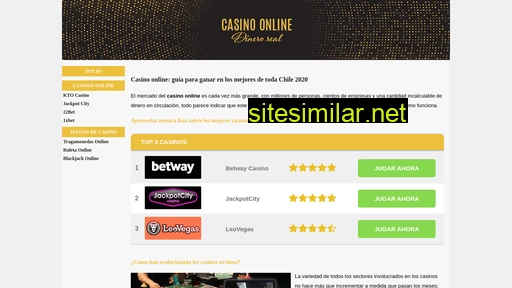casinoonlinedineroreal.cl alternative sites