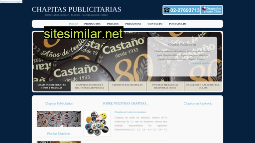 chapaspublicitarias.cl alternative sites