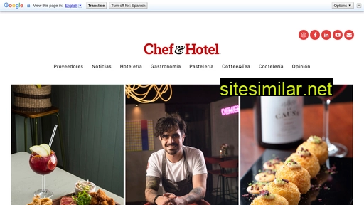 chefandhotel.cl alternative sites