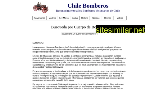 Chilebomberos similar sites