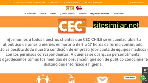 chilecec.cl alternative sites