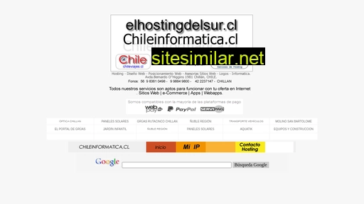 Chileinformatica similar sites