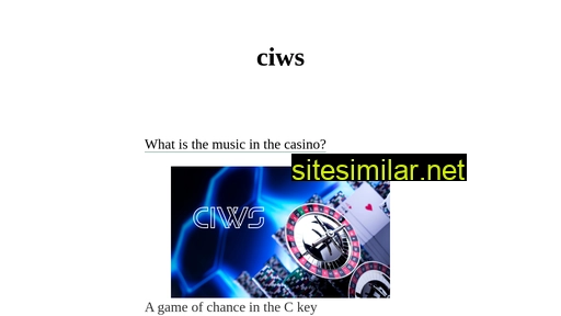 ciws.cl alternative sites