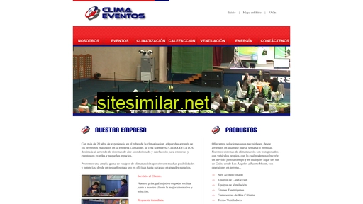 climaeventos.cl alternative sites
