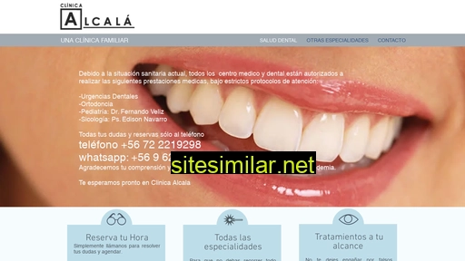 clinicaalcala.cl alternative sites