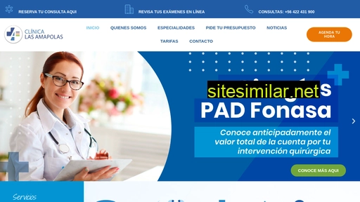 clinicaamapolas.cl alternative sites