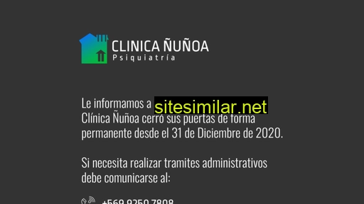 clinicanunoa.cl alternative sites