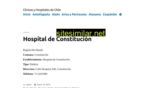 clinicasyhospitales.cl alternative sites