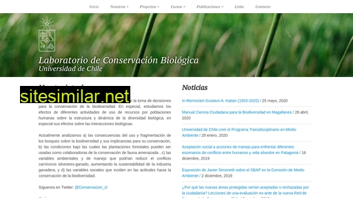 conservacion.cl alternative sites