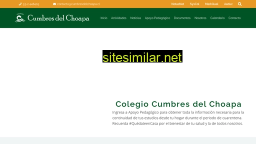 cumbresdelchoapa.cl alternative sites