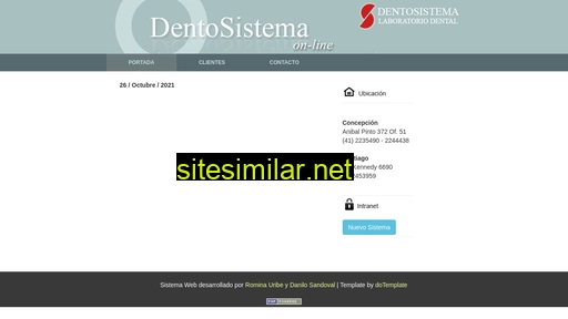 dentosistema.cl alternative sites