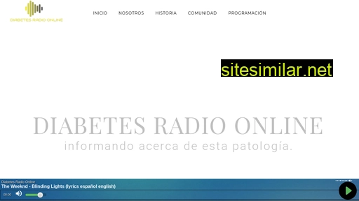 Diabetesradionline similar sites