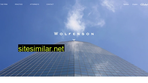 Wolfenson similar sites