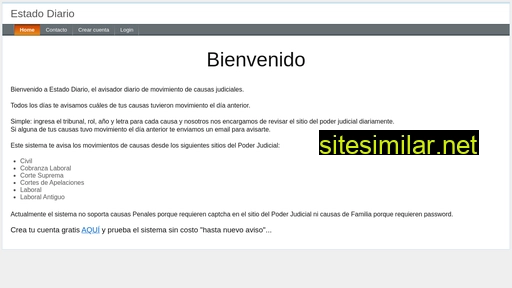 Estadodiario similar sites