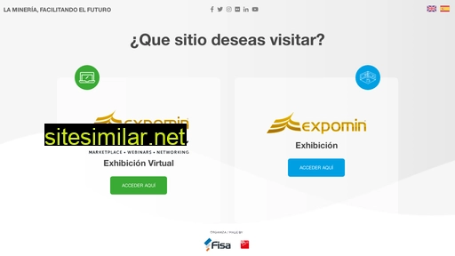 expomin.cl alternative sites