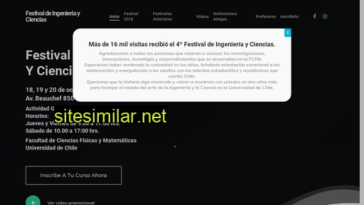 festivalingenieriayciencias.cl alternative sites