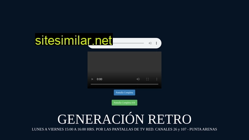 generacionretro.cl alternative sites