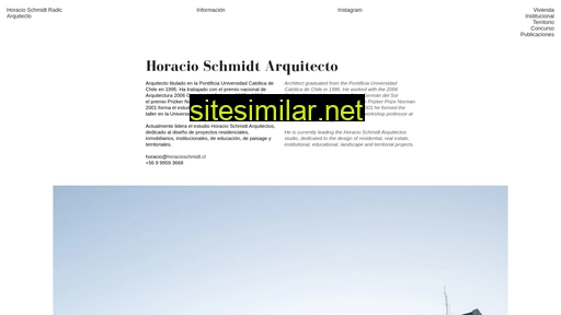 Horacioschmidt similar sites