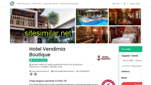 hotelvendimia.cl alternative sites