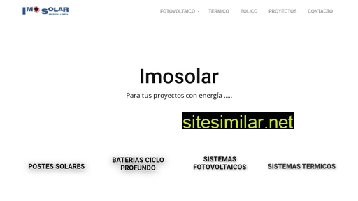 imosolar.cl alternative sites