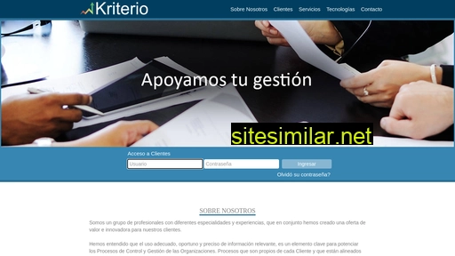 kriterio.cl alternative sites