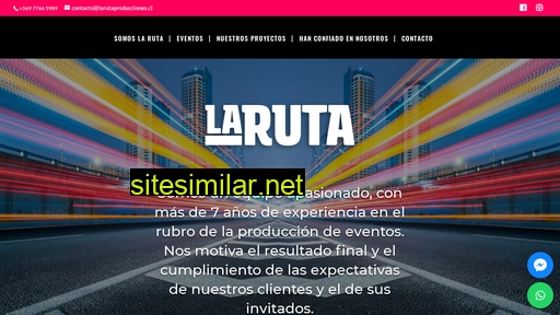 larutaproducciones.cl alternative sites