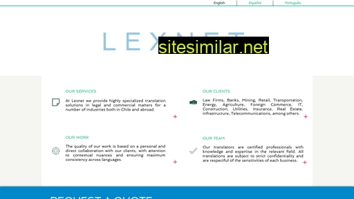 lexnet.cl alternative sites