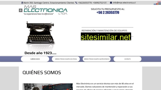 mas-electronica.cl alternative sites
