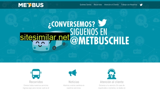 metbus.cl alternative sites