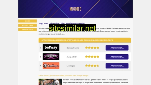 micotec.cl alternative sites