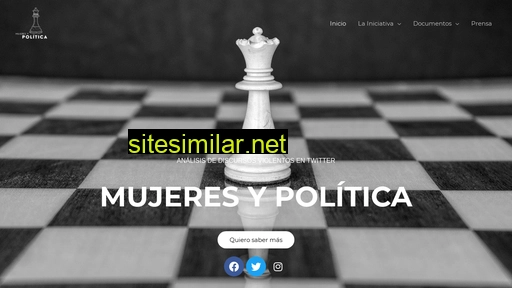 mujerypolitica.cl alternative sites