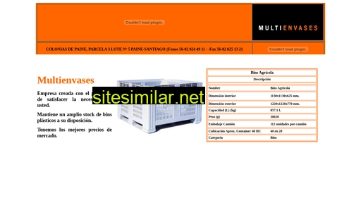 multienvases.cl alternative sites