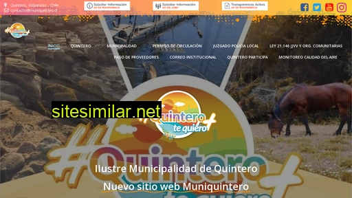 muniquintero.cl alternative sites