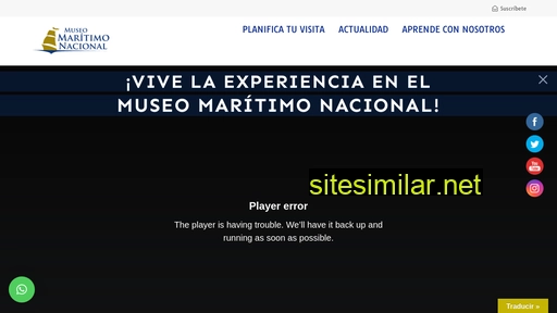 museomaritimo.cl alternative sites