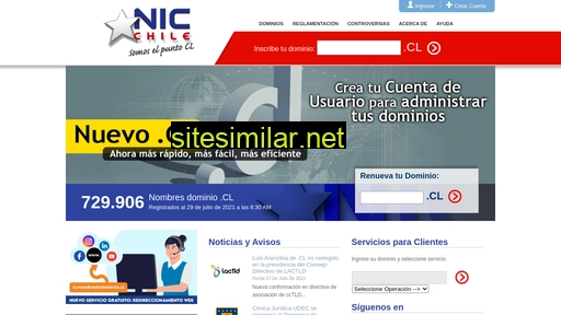 nic.cl alternative sites
