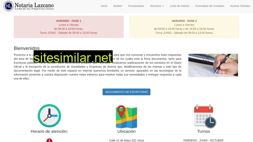 notarialazcano.cl alternative sites