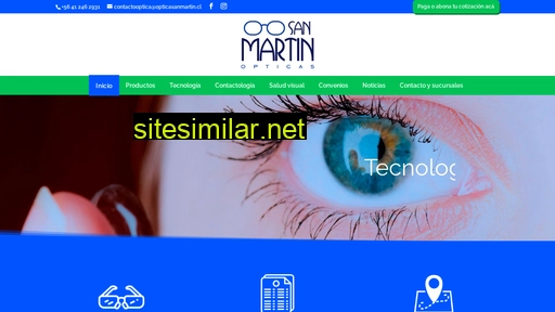 opticasanmartin.cl alternative sites