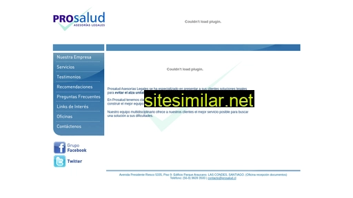 prosalud.cl alternative sites