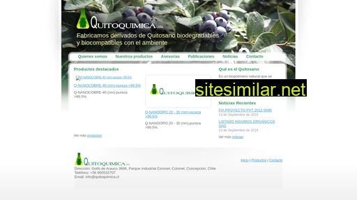 Quitoquimica similar sites