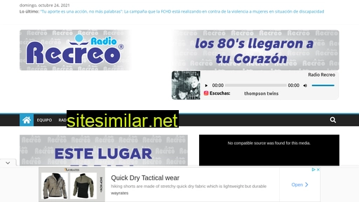 radiorecreo.cl alternative sites