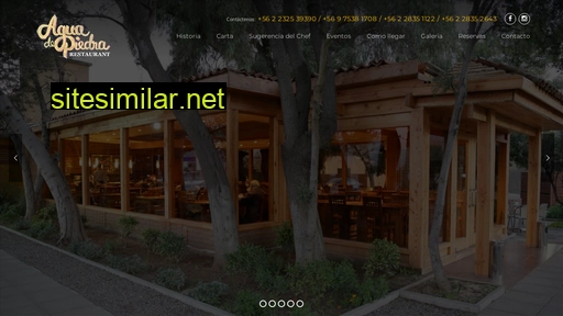restaurantaguadepiedra.cl alternative sites