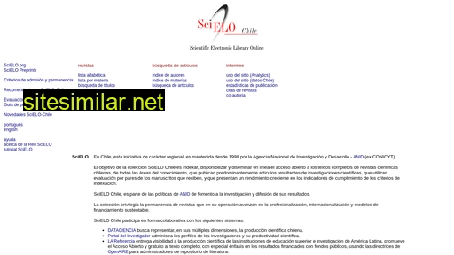 scielo.cl alternative sites