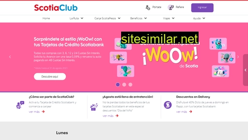 scotiaclub.cl alternative sites