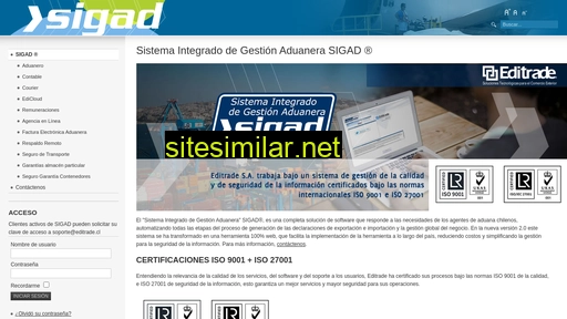 sigad.cl alternative sites